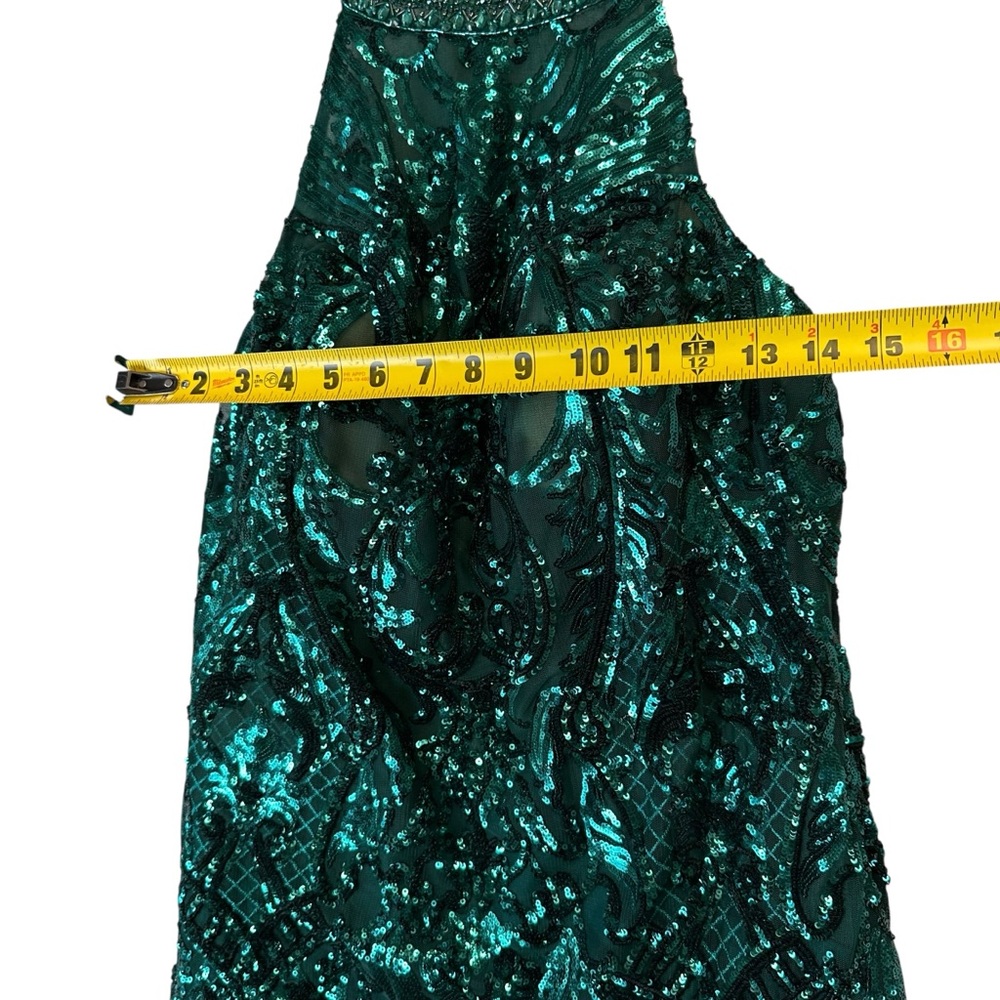 morilee madeline gardner formal prom green dress size 18 - Picture 5 of 15